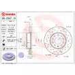 Jeu de 2 disques de frein avant BREMBO 09.C547.1X - Visuel 2