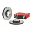 Disque de frein avant gauche BREMBO 09.C549.21 - Visuel 1
