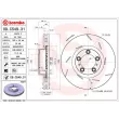 Disque de frein avant droit BREMBO 09.C549.31 - Visuel 2