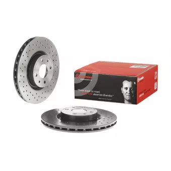Jeu de 2 disques de frein avant BREMBO 09.C645.11