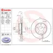 Jeu de 2 disques de frein avant BREMBO 09.C651.11 - Visuel 2