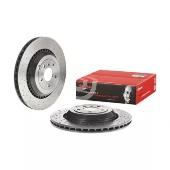 Jeu de 2 disques de frein arrière BREMBO 09.C660.11