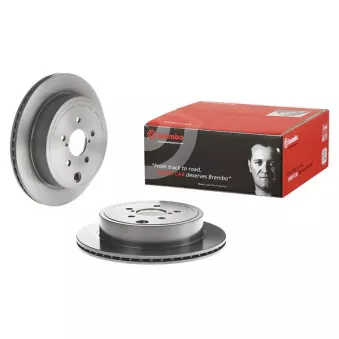 Jeu de 2 disques de frein arrière BREMBO 09.C662.11