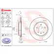 Jeu de 2 disques de frein arrière BREMBO 09.C711.11 - Visuel 2
