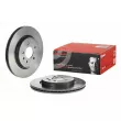 Jeu de 2 disques de frein arrière BREMBO 09.C711.11 - Visuel 1
