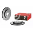 Jeu de 2 disques de frein arrière BREMBO 09.C711.21 - Visuel 1