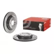 Jeu de 2 disques de frein arrière BREMBO 09.C743.21 - Visuel 1