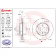 Jeu de 2 disques de frein avant BREMBO 09.C744.11 - Visuel 2