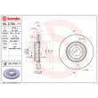 Jeu de 2 disques de frein avant BREMBO 09.C760.11 - Visuel 2