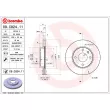 Jeu de 2 disques de frein avant BREMBO 09.C824.11 - Visuel 2