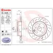 Jeu de 2 disques de frein arrière BREMBO 09.C829.11 - Visuel 2