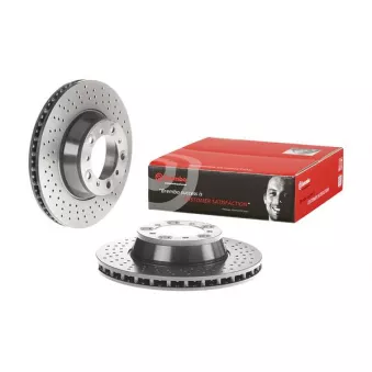 Jeu de 2 disques de frein arrière BREMBO