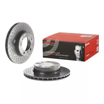 Jeu de 2 disques de frein avant BREMBO 09.C879.11