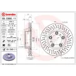 Jeu de 2 disques de frein avant BREMBO 09.C880.11 - Visuel 2