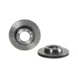 Jeu de 2 disques de frein arrière BREMBO 09.C883.11 - Visuel 2