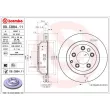 Jeu de 2 disques de frein arrière BREMBO 09.C884.11 - Visuel 2