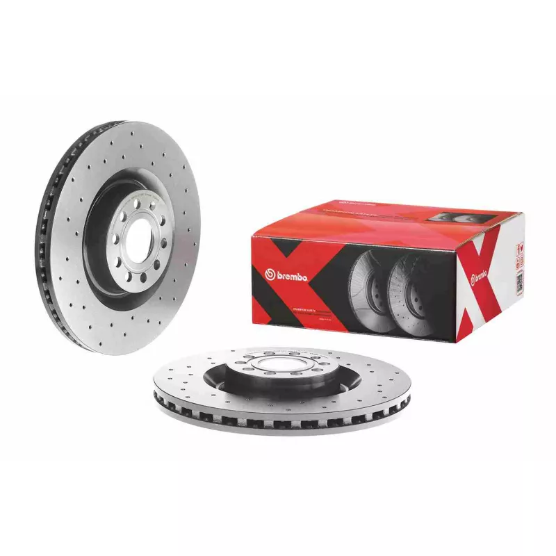 Jeu de 2 disques de frein avant BREMBO 09.C892.1X