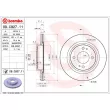 Jeu de 2 disques de frein avant BREMBO 09.C927.11 - Visuel 2