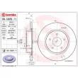 Jeu de 2 disques de frein arrière BREMBO 09.C929.11 - Visuel 2