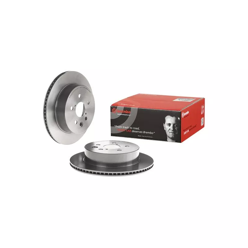 Jeu de 2 disques de frein arrière BREMBO 09.C930.11