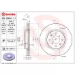 Jeu de 2 disques de frein avant BREMBO 09.C934.11 - Visuel 2