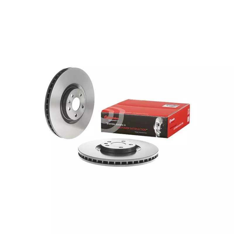 Jeu de 2 disques de frein avant BREMBO 09.C936.11