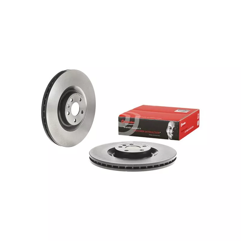 Jeu de 2 disques de frein avant BREMBO 09.C937.11