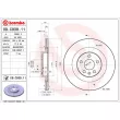Jeu de 2 disques de frein arrière BREMBO 09.C938.11 - Visuel 2