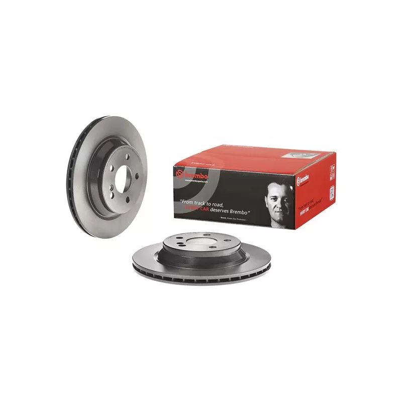 Jeu de 2 disques de frein arrière BREMBO 09.C941.11