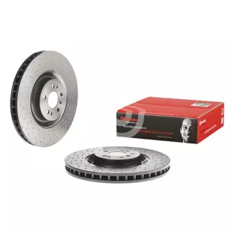 Jeu de 2 disques de frein avant BREMBO