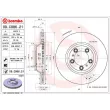 Disque de frein avant droit BREMBO 09.C986.21 - Visuel 2