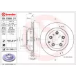 Jeu de 2 disques de frein arrière BREMBO 09.C988.21 - Visuel 2
