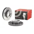 Jeu de 2 disques de frein avant BREMBO 09.D017.11 - Visuel 1