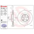 Jeu de 2 disques de frein arrière BREMBO 09.D061.11 - Visuel 2