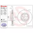 Jeu de 2 disques de frein avant BREMBO 09.D063.11 - Visuel 2