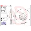 Jeu de 2 disques de frein avant BREMBO 09.D064.21 - Visuel 2