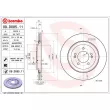 Jeu de 2 disques de frein arrière BREMBO 09.D085.11 - Visuel 2