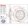 Jeu de 2 disques de frein avant BREMBO 09.D174.53 - Visuel 2