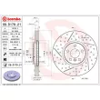 Jeu de 2 disques de frein avant BREMBO 09.D179.21 - Visuel 2