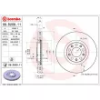 Jeu de 2 disques de frein avant BREMBO 09.D209.11 - Visuel 2
