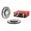 Jeu de 2 disques de frein avant BREMBO 09.D216.11 - Visuel 1