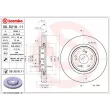 Jeu de 2 disques de frein avant BREMBO 09.D218.11 - Visuel 2