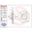 Jeu de 2 disques de frein avant BREMBO 09.D227.11 - Visuel 2