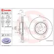 Jeu de 2 disques de frein avant BREMBO 09.D245.11 - Visuel 2