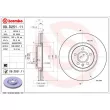 Jeu de 2 disques de frein avant BREMBO 09.D251.11 - Visuel 2