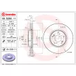 Jeu de 2 disques de frein arrière BREMBO 09.D280.11 - Visuel 2
