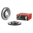 Jeu de 2 disques de frein arrière BREMBO 09.D280.11 - Visuel 1