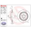 Jeu de 2 disques de frein arrière BREMBO 09.D393.11 - Visuel 2