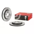 Jeu de 2 disques de frein arrière BREMBO 09.D393.11 - Visuel 1