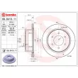 Jeu de 2 disques de frein arrière BREMBO 09.D413.11 - Visuel 2